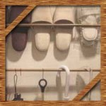 突っ張り棒の壁面収納アイデア！100均で強度を上げ落ちる対策を