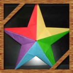 折り紙の星の簡単な折り方!5枚で立体的にする作り方を紹介