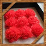 花紙で簡単ポンポンや桜にカーネーションの作り方!アレンジ飾り方を紹介