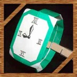 折り紙の腕時計の簡単な折り方!父の日や誕生日プレゼントにも