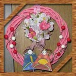 ひな祭りリースの作り方！100均グッズで子供も簡単手作り